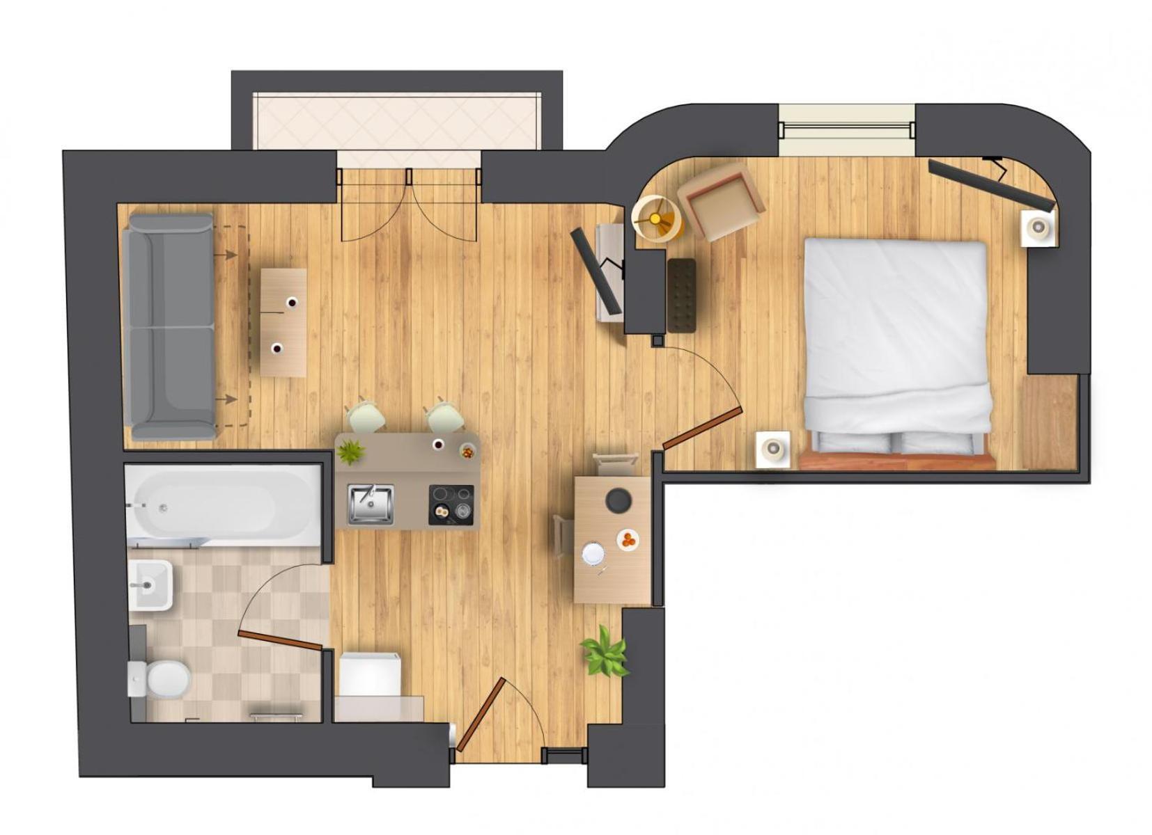 Athenaeum Spacious& Cozy 1br Prime Location W Balcony Apartment Bucharest